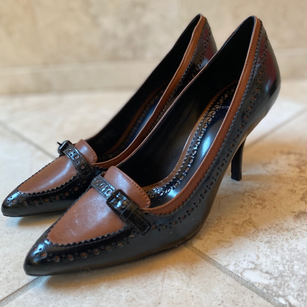 🔥Tory Burch Darlene Mid Heel Pumps🔥 Sz 7m FIRE!